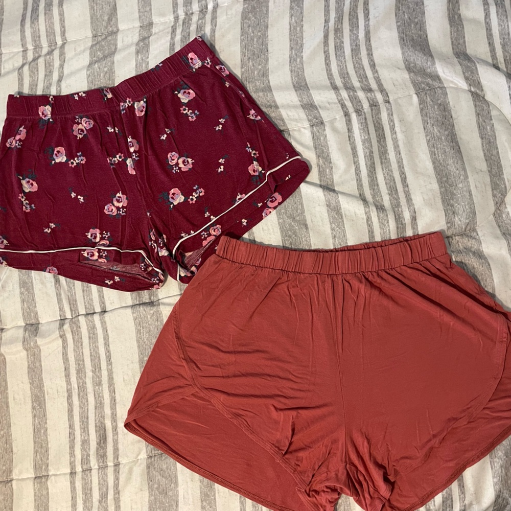 2 pairs ladies lightweight sleep shorts